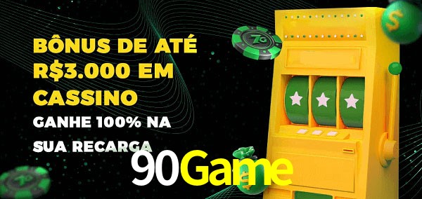 90Game melhor bônus de depósito