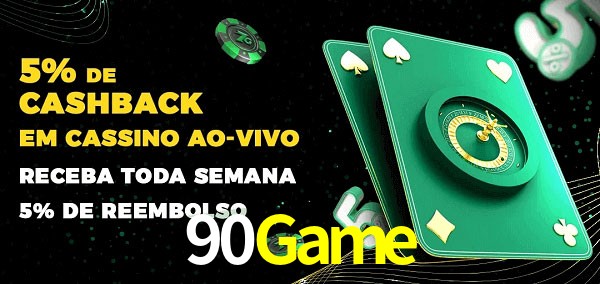 Promoções do cassino ao Vivo 90Game